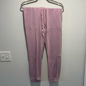 Lou and Grey for LOFT purple sweatpants, size S